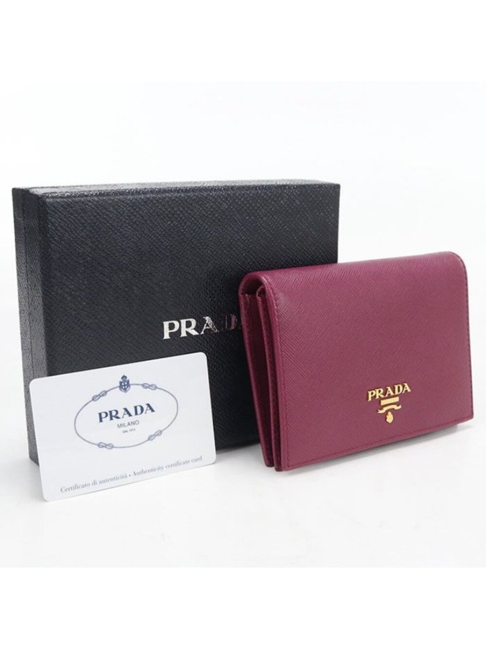 Prada Saffiano Leather Bifold Wallet